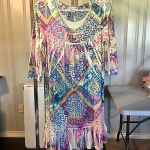 Women’s large boutique cowgirl dress